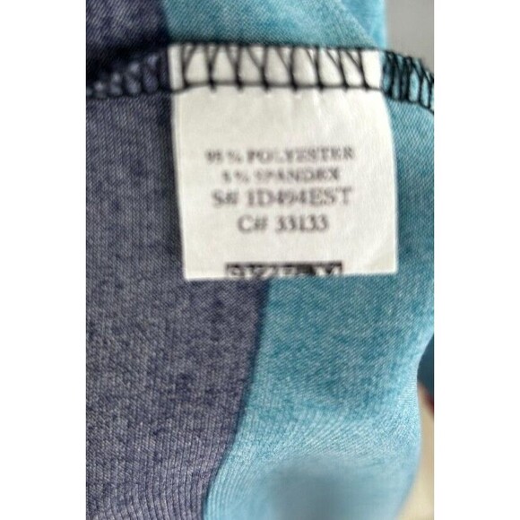 Green Envelope Women’s Medium Color Block Stripes Maxi Dress Racer Back Beach - Picture 7 of 10